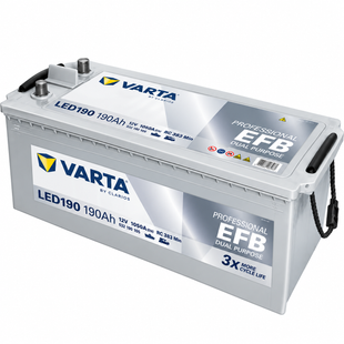 Аккумулятор VARTA LED190 Professional Dual Purpose EFB 12В 190Ач 1050А
