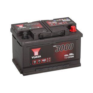 Автомобильный аккумулятор YUASA YBX3100, 12 В, 71 А&middot;ч, 680 А