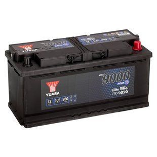 Baterie auto YUASA YBX9020 AGM, 12 V, 105 Ah, 950 A