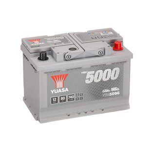 Baterie auto YUASA YBX5096, 12 V, 80 Ah, 740 A