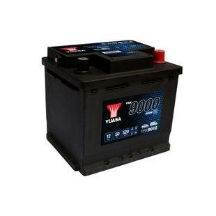 Baterie auto YUASA YBX9012 AGM, 12 V, 50 Ah, 520 A