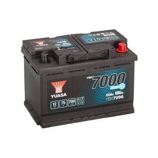 Baterie auto YUASA YBX7096 EFB, 12 V, 75 Ah, 700 A