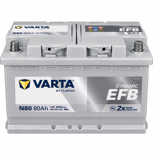 Аккумулятор VARTA N80 Dynamic EFB Start-Stop 12В 80Ач 800А