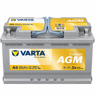 Аккумулятор VARTA A5 Dynamic AGM Start-Stop 12В 95Ач 850А