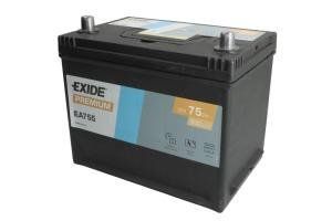 Acumulator EXIDE EA755 12V 75Ah 630A