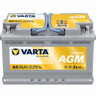 Аккумулятор VARTA A5 Dynamic AGM Start-Stop 12В 95Ач 850А